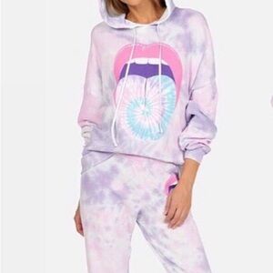 Lauren Moshi Tie-Dye Hoodie Size Medium
